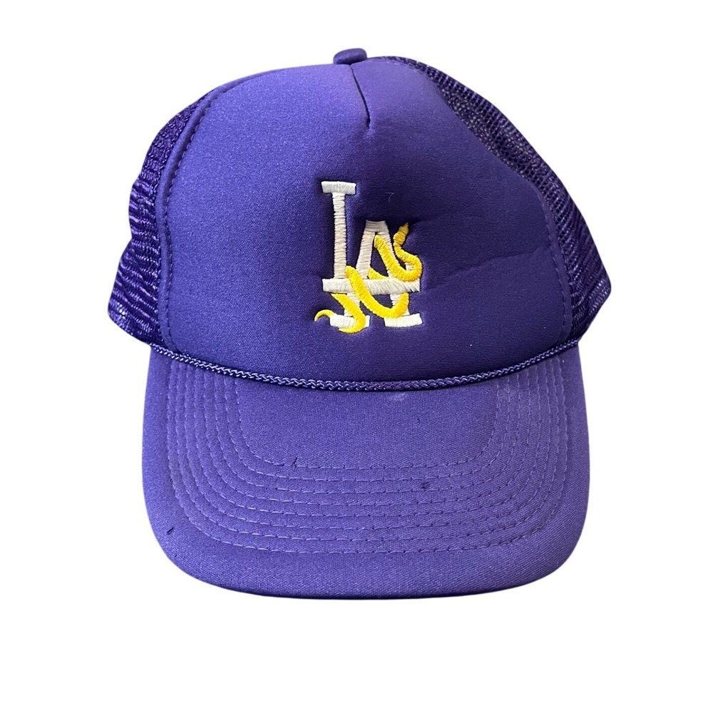 Los Angeles Dodgers Lakers Black Mamba Kobe Bryant Nissun Snapback Hat